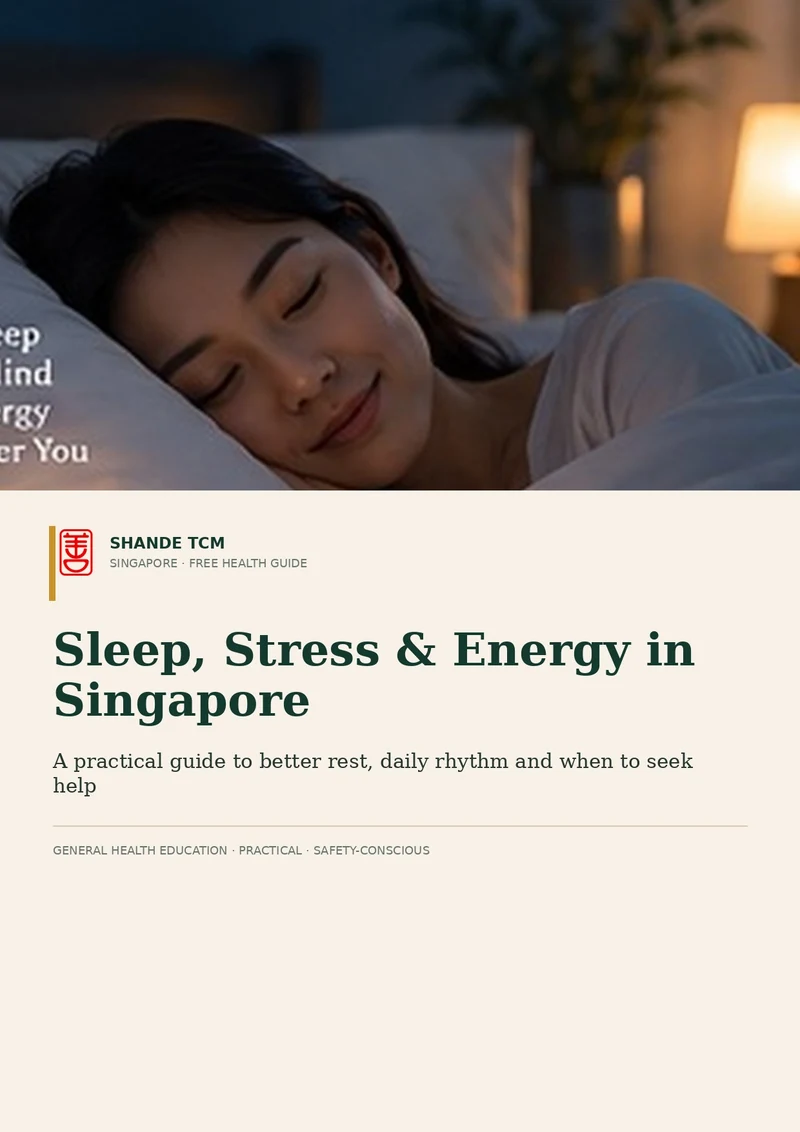 Sleep, Stress & Energy in Singapore