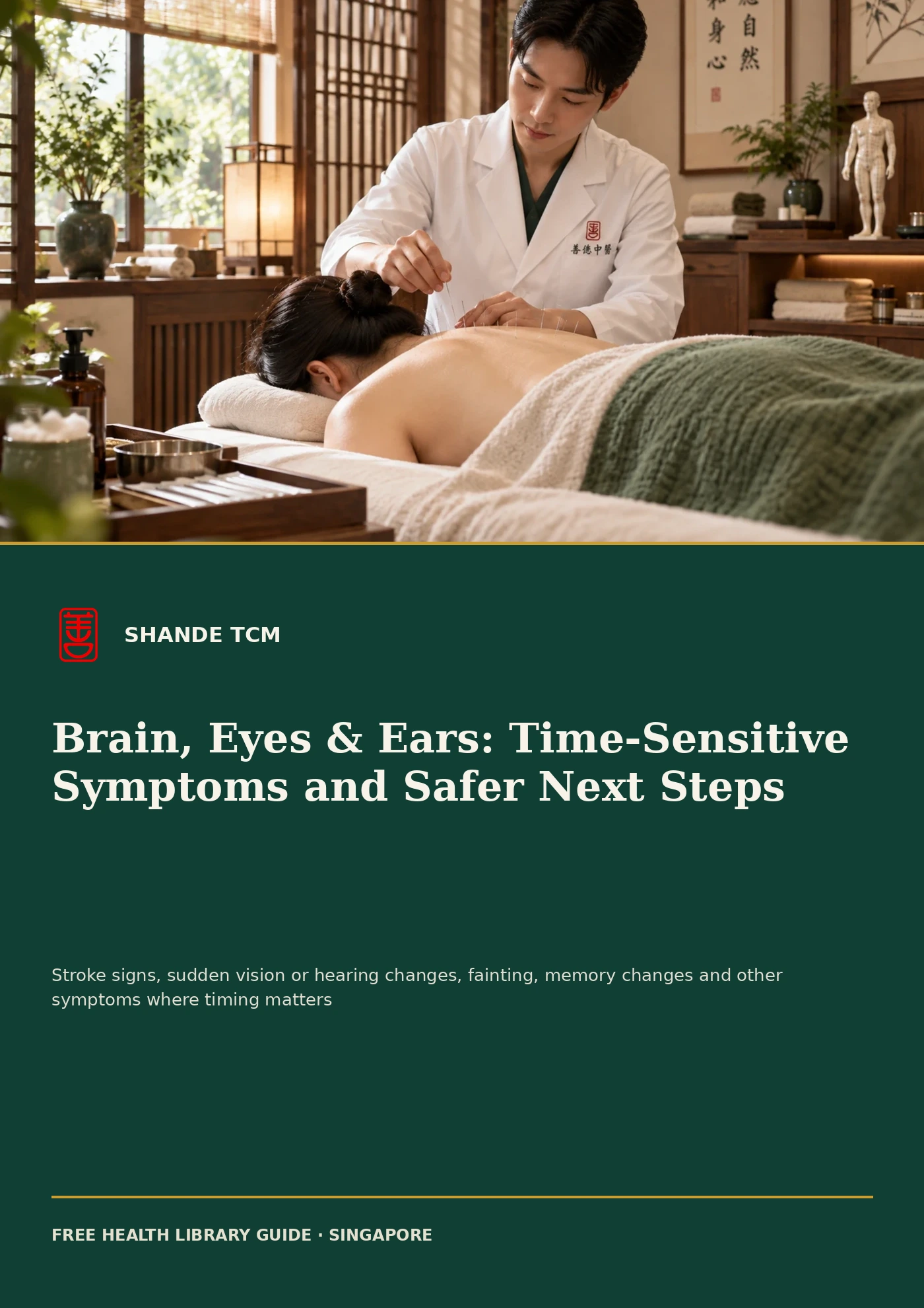 Brain, Eyes & Ears: Time-Sensitive Symptoms and Safer Next Steps