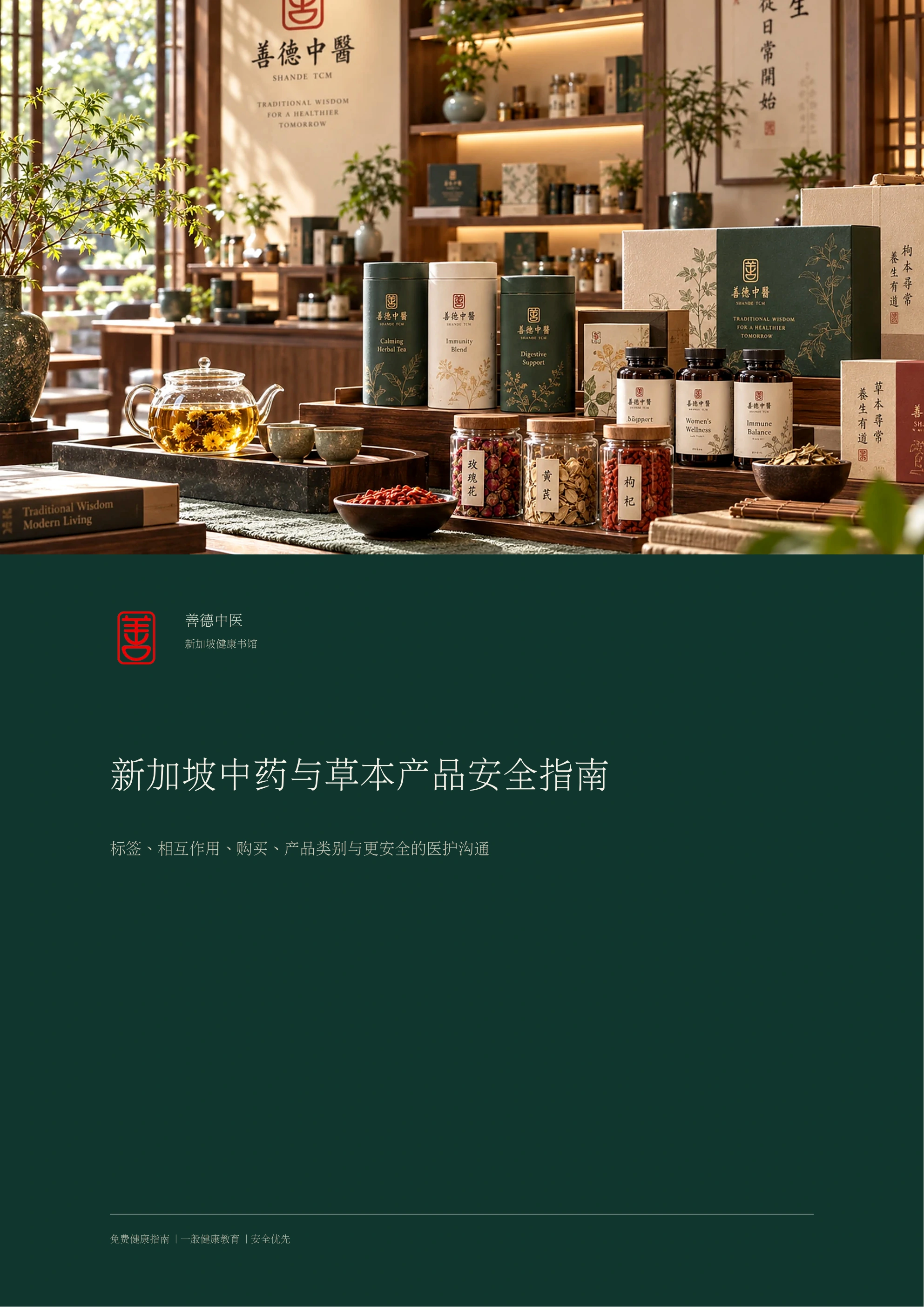 新加坡中药与草本产品安全指南