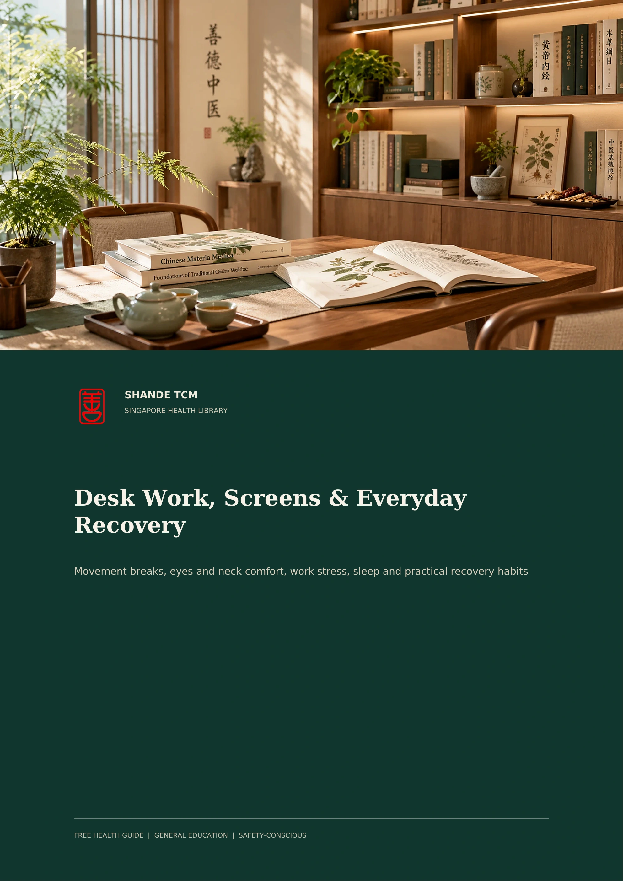 Desk Work, Screens & Everyday Recovery