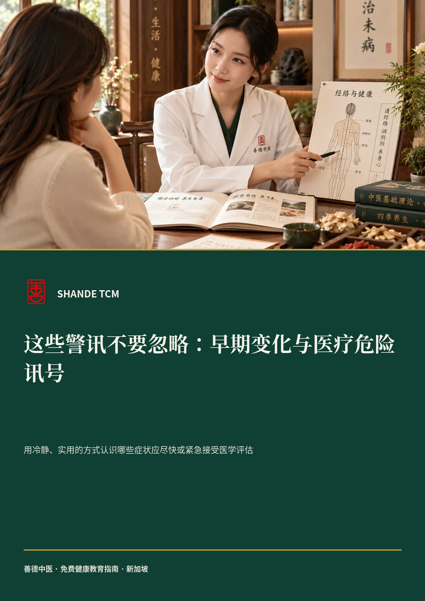 这些警讯不要忽略：早期变化与医疗危险讯号