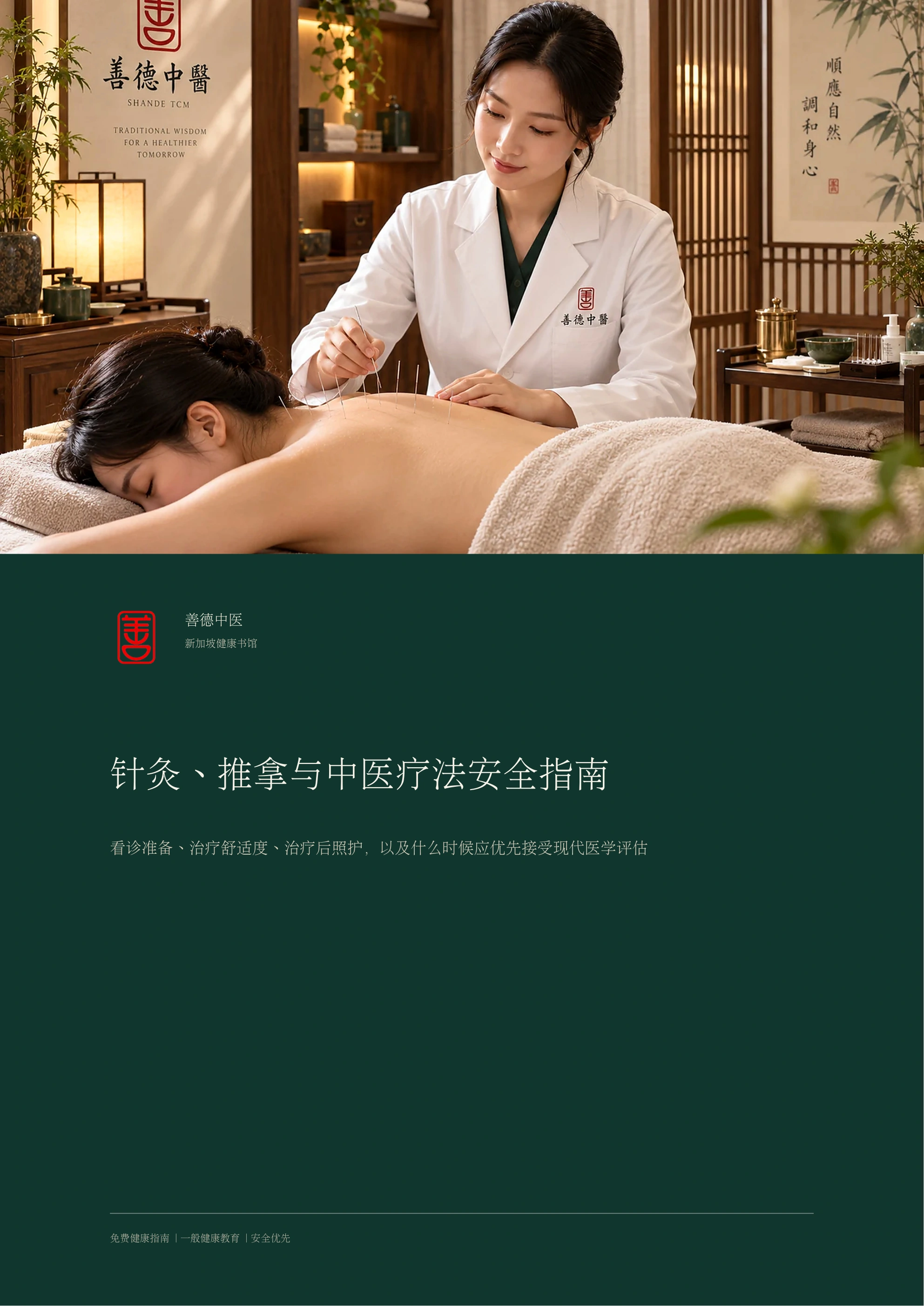 针灸、推拿与中医疗法安全指南