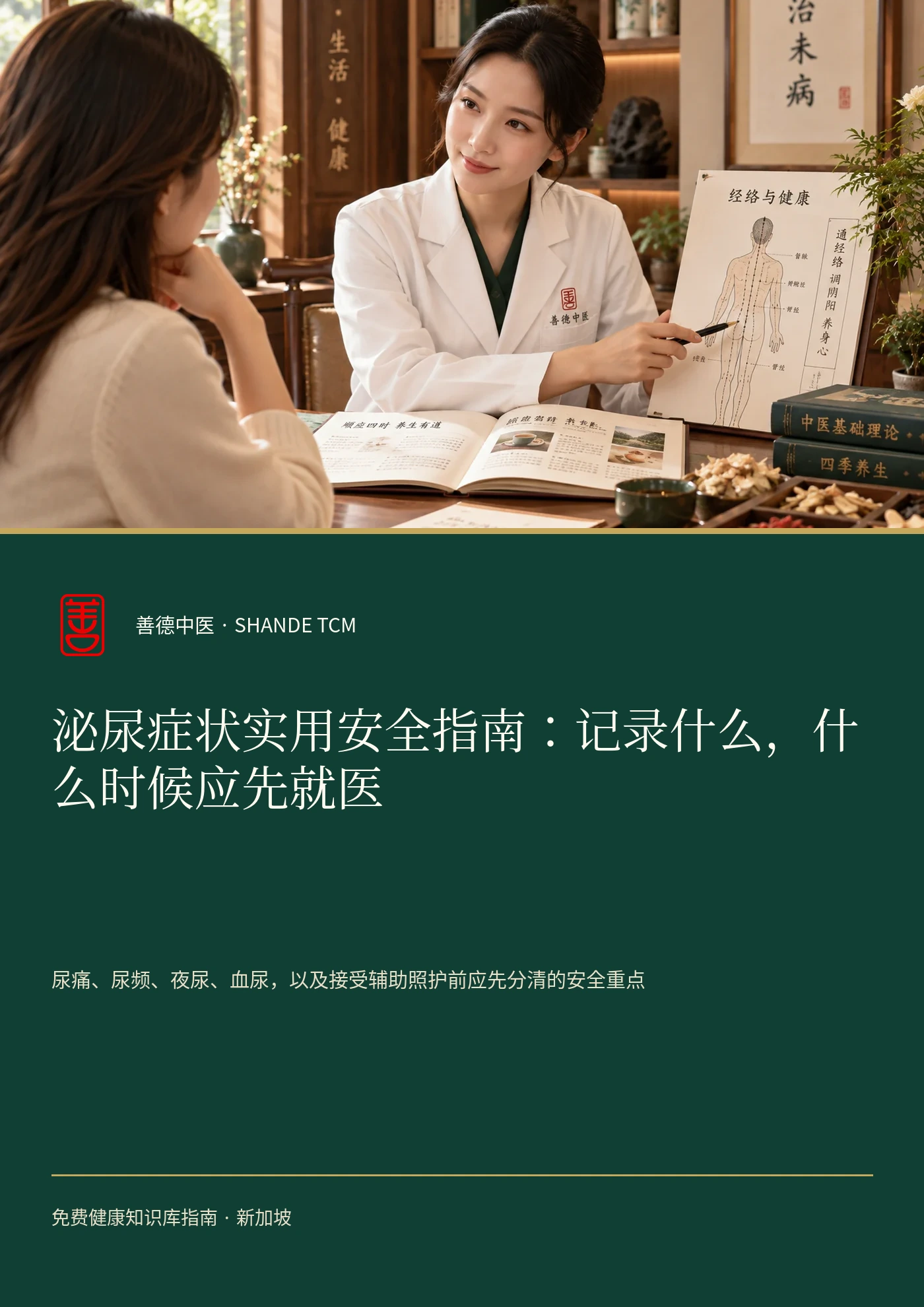 泌尿症状实用安全指南：记录什么，什么时候应先就医